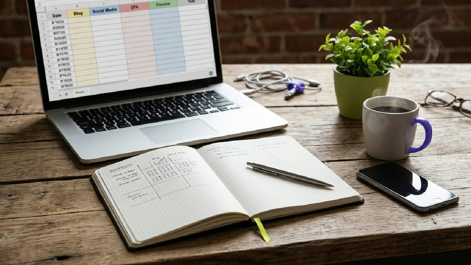 Calendario editoriale per pubblicazione multicanale: come coordinare blog e social senza perdere tempo